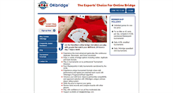 Desktop Screenshot of okbridge.com