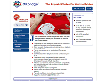 Tablet Screenshot of okbridge.com